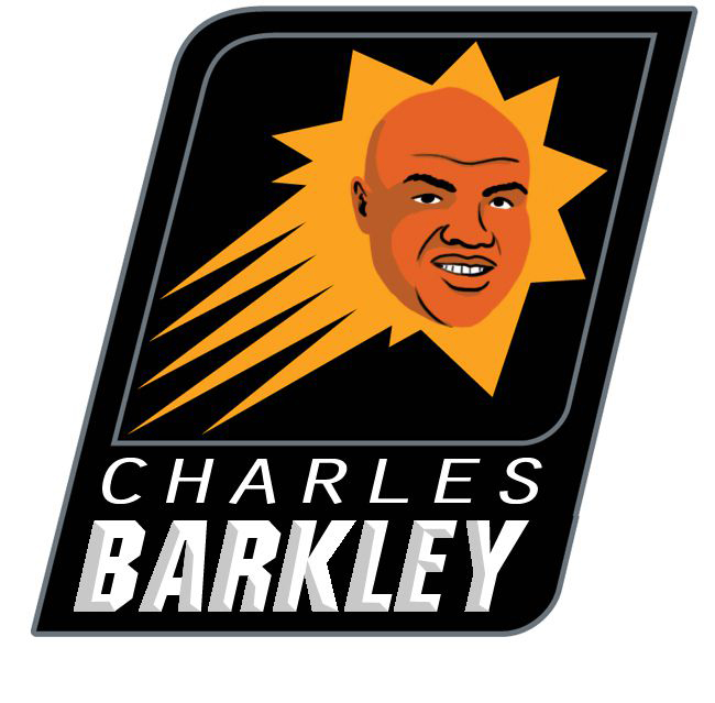 Phoenix Suns Charles Barkley Logo fabric transfer